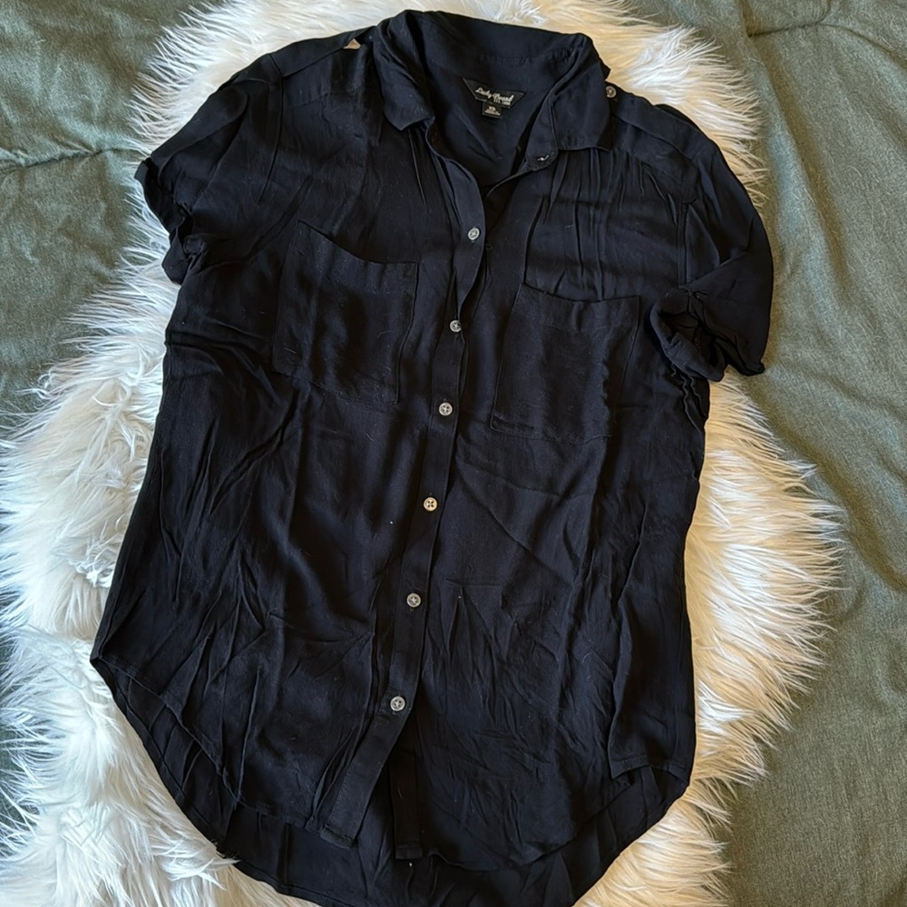 L U C K Y B R A N D Western Button Down Shirt - image 1